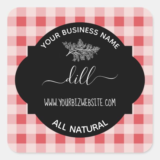 Etiket op kruid- en specerijkarnar (Voorkant)