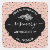 Etiket op kruid- en specerijkarnar (Voorkant)