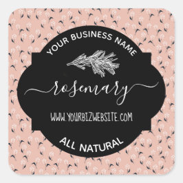 Etiket op kruid- en specerijkarnar