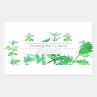 Etiket op kruidenproduct Culinair kookmengsel