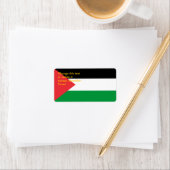 Etiket op maat met de vlag van Palestina (Insitu)