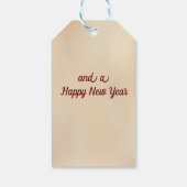 Etiket op maat voor kerstcadeaus Label Cadeaulabel (Achterkant)