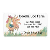 Etiket op maat voor rooster (Voorkant)