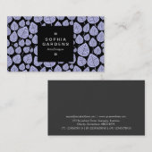 Etiket op vierkant etiket 01a - Leefpatroon 02 - P Visitekaartje (Voorkant / Achterkant)