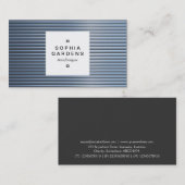 Etiket op vierkant etiket 03a - Chrome buizen Visitekaartje (Voorkant / Achterkant)