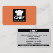 Etiket op vierkante doos - Oranje f17a45 Visitekaartje (Voorkant / Achterkant)