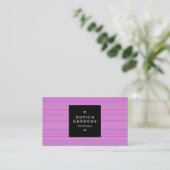 Etiket op vierkante plaat 01a - Scanregels 03 Visitekaartje (Staand voorkant)