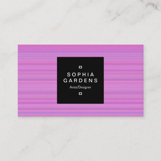 Etiket op vierkante plaat 01a - Scanregels 03 Visitekaartje (Voorkant)