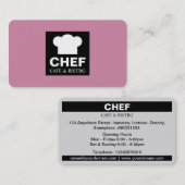 Etiket op vierkante voet - Roos op kasjmier Visitekaartje (Voorkant / Achterkant)