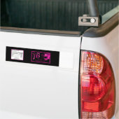 Etiket op waterflesje gezoet 16 Roze Zwarte Partij Bumpersticker (Op Truck)