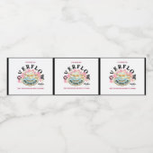 Etiket op waterflesjes door Adiela Akoo (Enkel label)