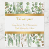 ETIKET OP witte Sage Green Gold Botanische WIJN (Enkel label)