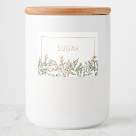 Etiket op zoete percolaatflacon