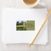 Etiket oude Barn en Pond Photo Address Label (Insitu)