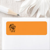 Etiket oude Mexicaanse Return Address Label (Insitu)