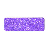 Etiket Paars mousserend glitter (Voorkant)