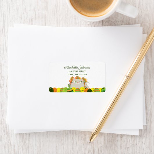 Etiket Paasadres bevestigen (Insitu)