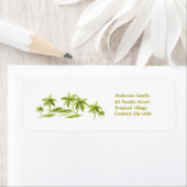 Etiket palmbomen (Insitu)