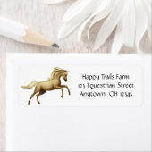 Etiket palominopaarden (Insitu)