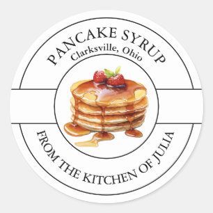 Etiket pannenkoekensiroop