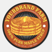 Etiket pantserapspuit Sjabloon (Voorkant)