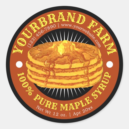 Etiket pantserapspuit Sjabloon (Voorkant)