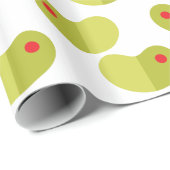 Etiket papier voor kerstinpakken voor liMA-bonen (Rol Hoek)