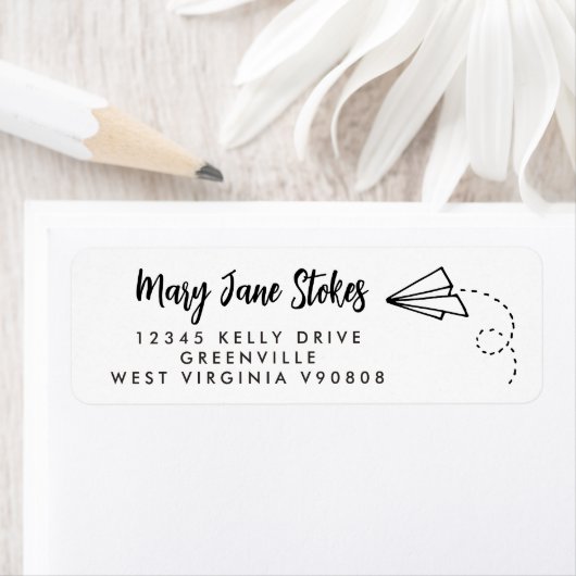 Etiket papieren papiervlak voor het omkeren van pa (Insitu)