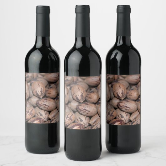 Etiket Pecan Wine (Flessen)