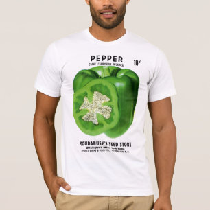 Etiket Pepper-verpakking T-shirt