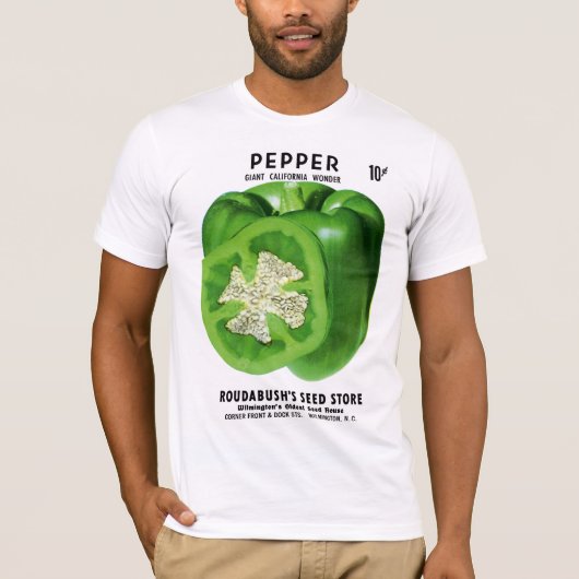 Etiket Pepper-verpakking T-shirt (Voorkant)