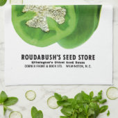 Etiket Pepper-verpakking Theedoek (Gevouwen)