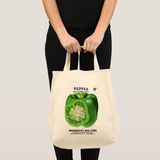 Etiket Pepper-verpakking Tote Bag (Voorkant (product))