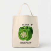 Etiket Pepper-verpakking Tote Bag (Voorkant)