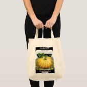 Etiket pompoenzaad tote bag (Voorkant (product))