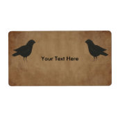 Etiket primitief kroonproduct (Voorkant)