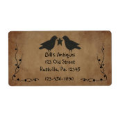 Etiket primitief kroonproduct (Voorkant)