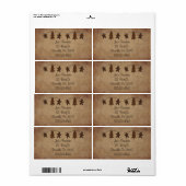 Etiket primitieve Ornamenten (Full Sheet)