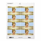 ETIKET PRINCE-Baby shower WATERFLES (Full Sheet)