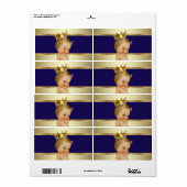 ETIKET PRINCE-Baby shower WATERFLES (Full Sheet)