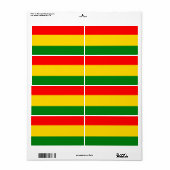 ETIKET RASTA (Full Sheet)