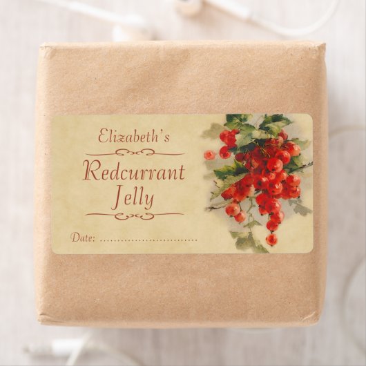 Etiket Redcurrant Canning (Insitu)