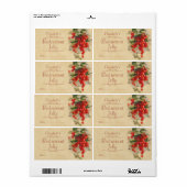 Etiket Redcurrant Canning (Full Sheet)