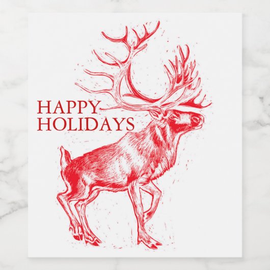 Etiket rendieren Toile de Jouy Wine (Enkel label)