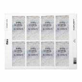 Etiket retouradres nieuwjaar (Full Sheet)