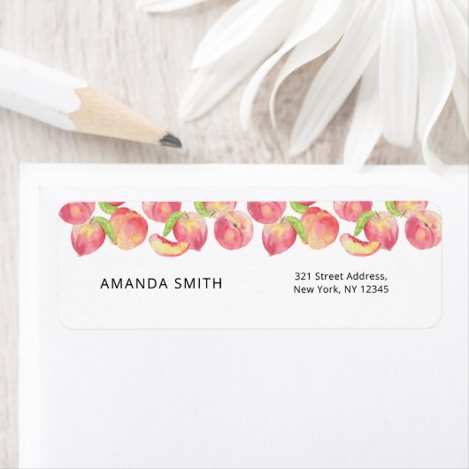 Etiket retouradres perziken (Insitu)