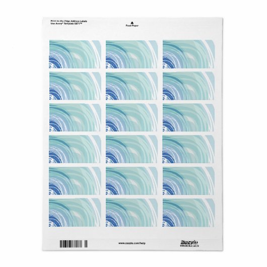 Etiket retouradres SKIËN (Full Sheet)