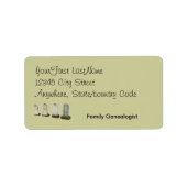 Etiket - retourzending - hoofdstenen (Voorkant)