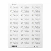 Etiket - retourzending - hoofdstenen (Full Sheet)