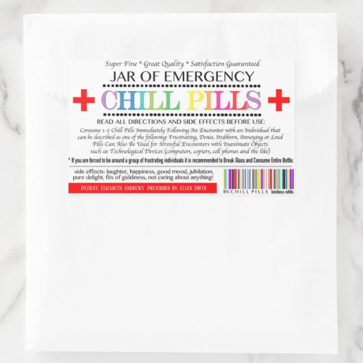 Etiket rillingspil (Tas)